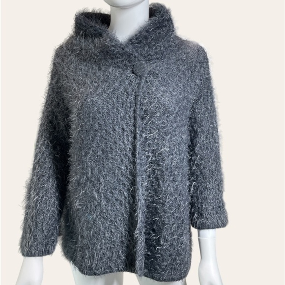 Women’s CYNTHIA ROWLEY NWOT Sweater Coat Size M - Picture 3 of 6